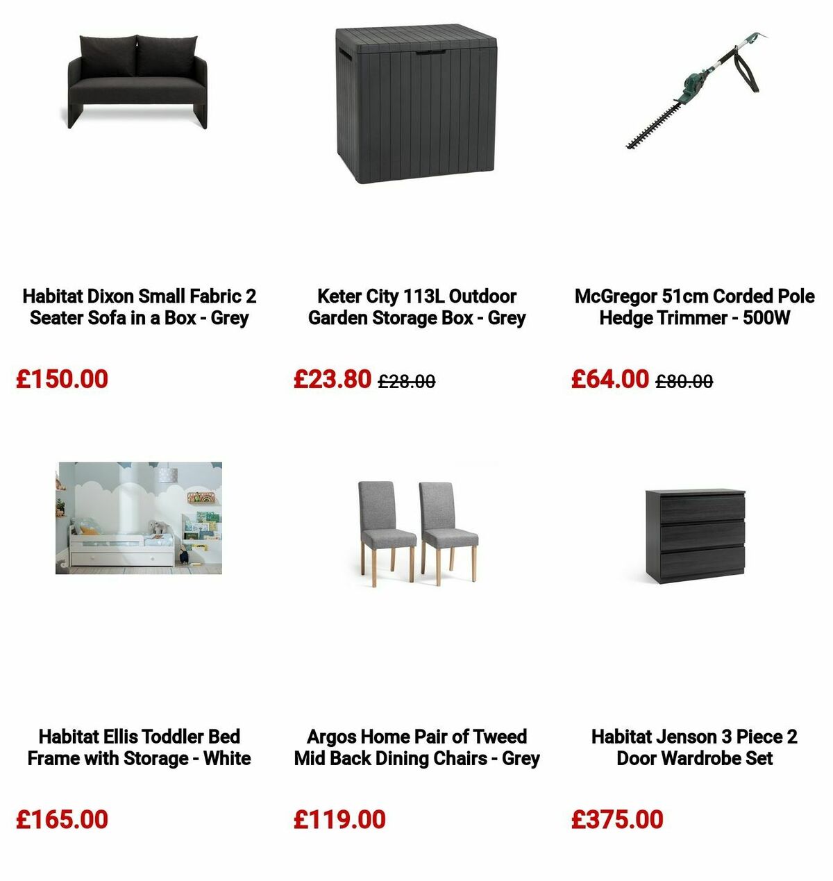 Argos Offers from 22 May