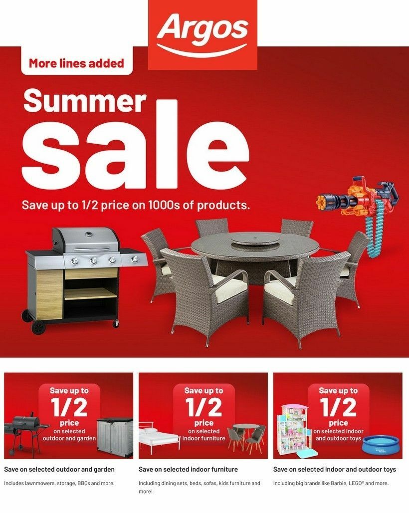 Argos Offers from 8 July