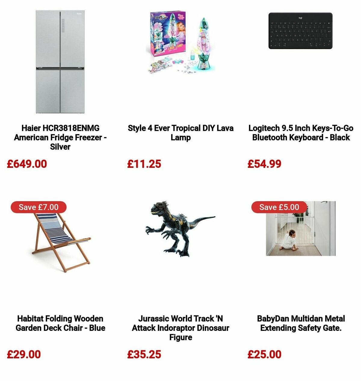 Argos Offers from 8 July