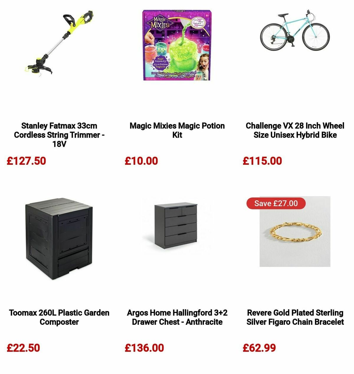 Argos Offers from 8 July