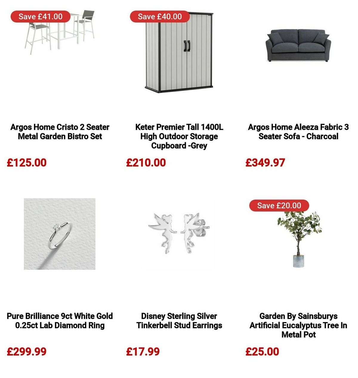 Argos Offers from 8 July