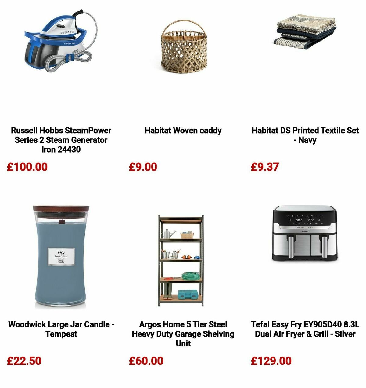 Argos Offers from 8 July