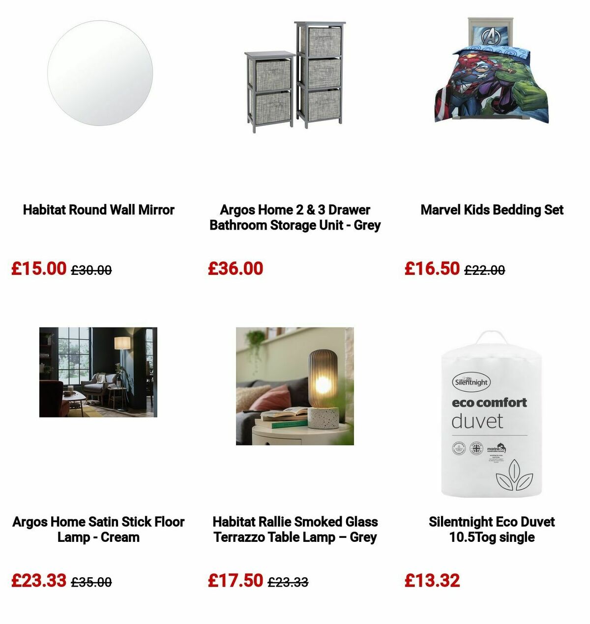 Argos Offers from 16 July