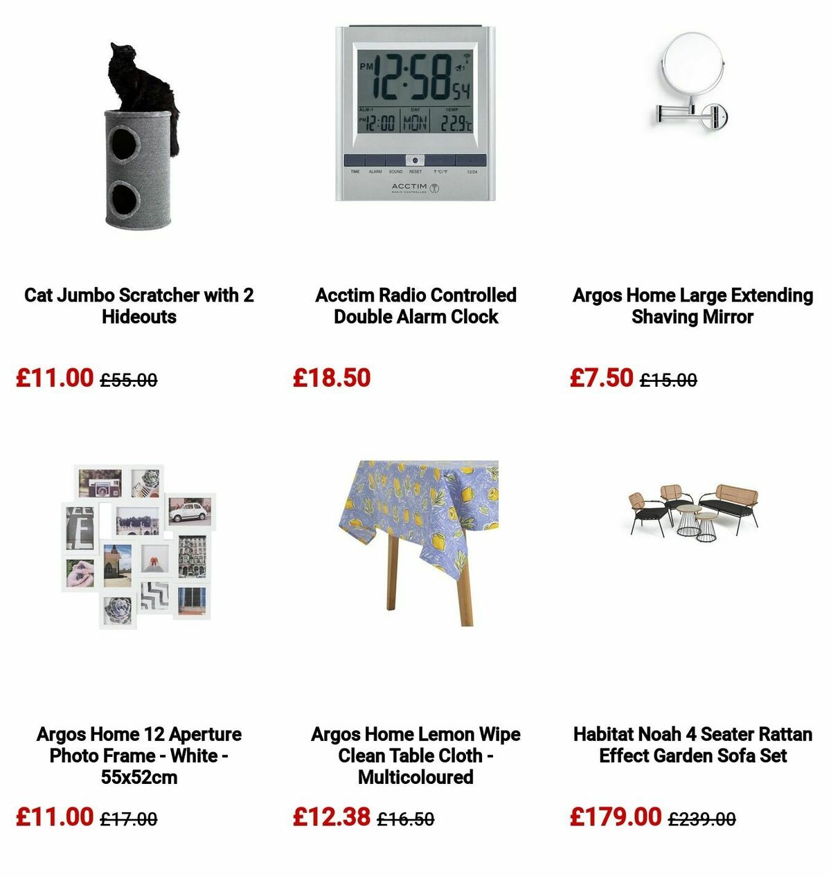 Argos Offers from 16 July