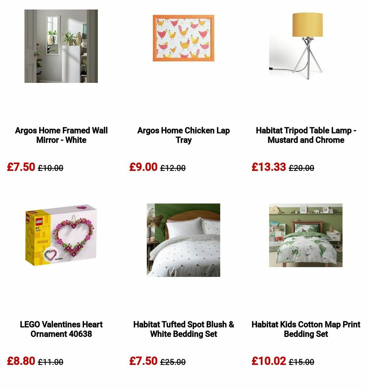 Argos Offers from 16 July