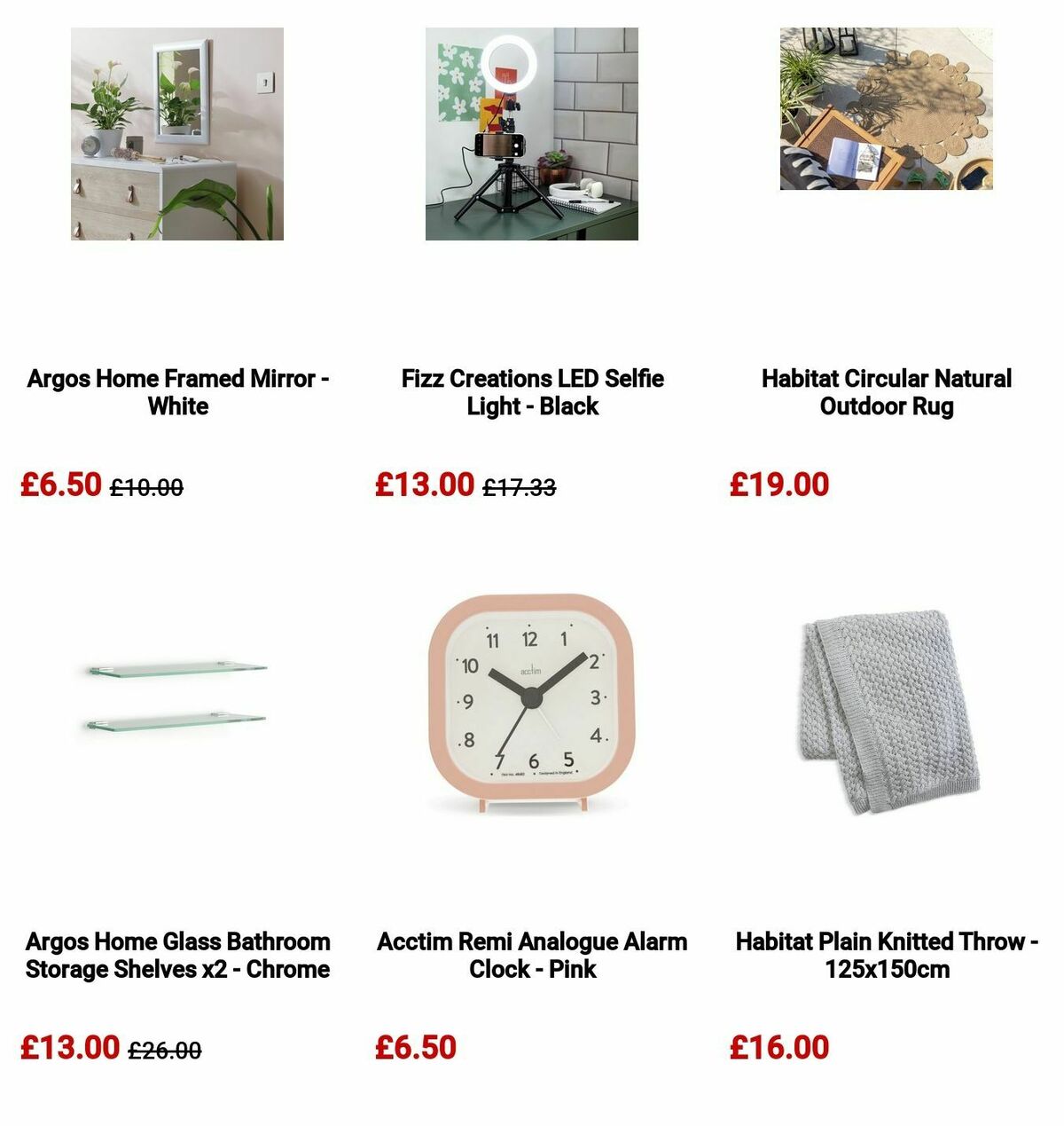 Argos Offers from 16 July