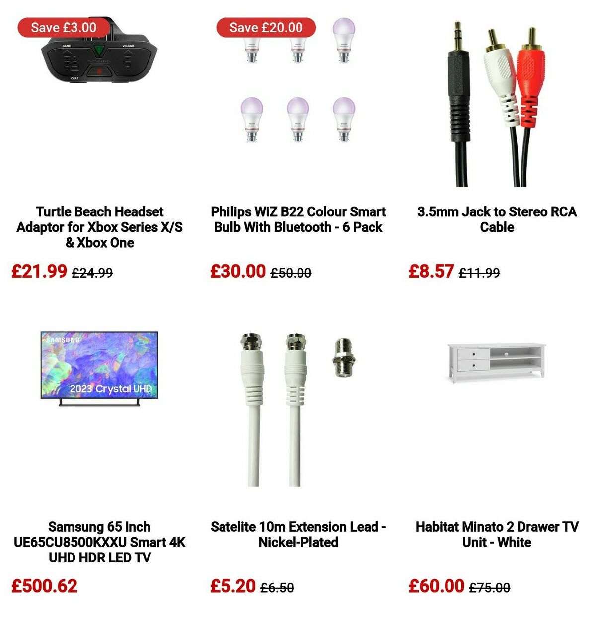 Argos Offers from 16 July