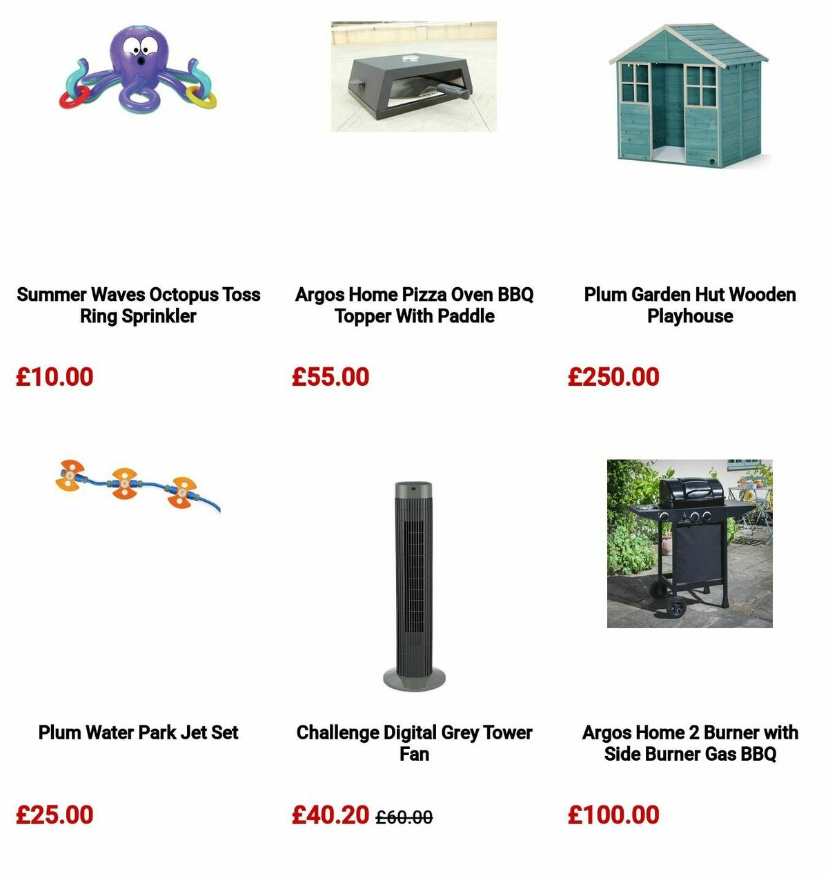 Argos Offers from 30 July