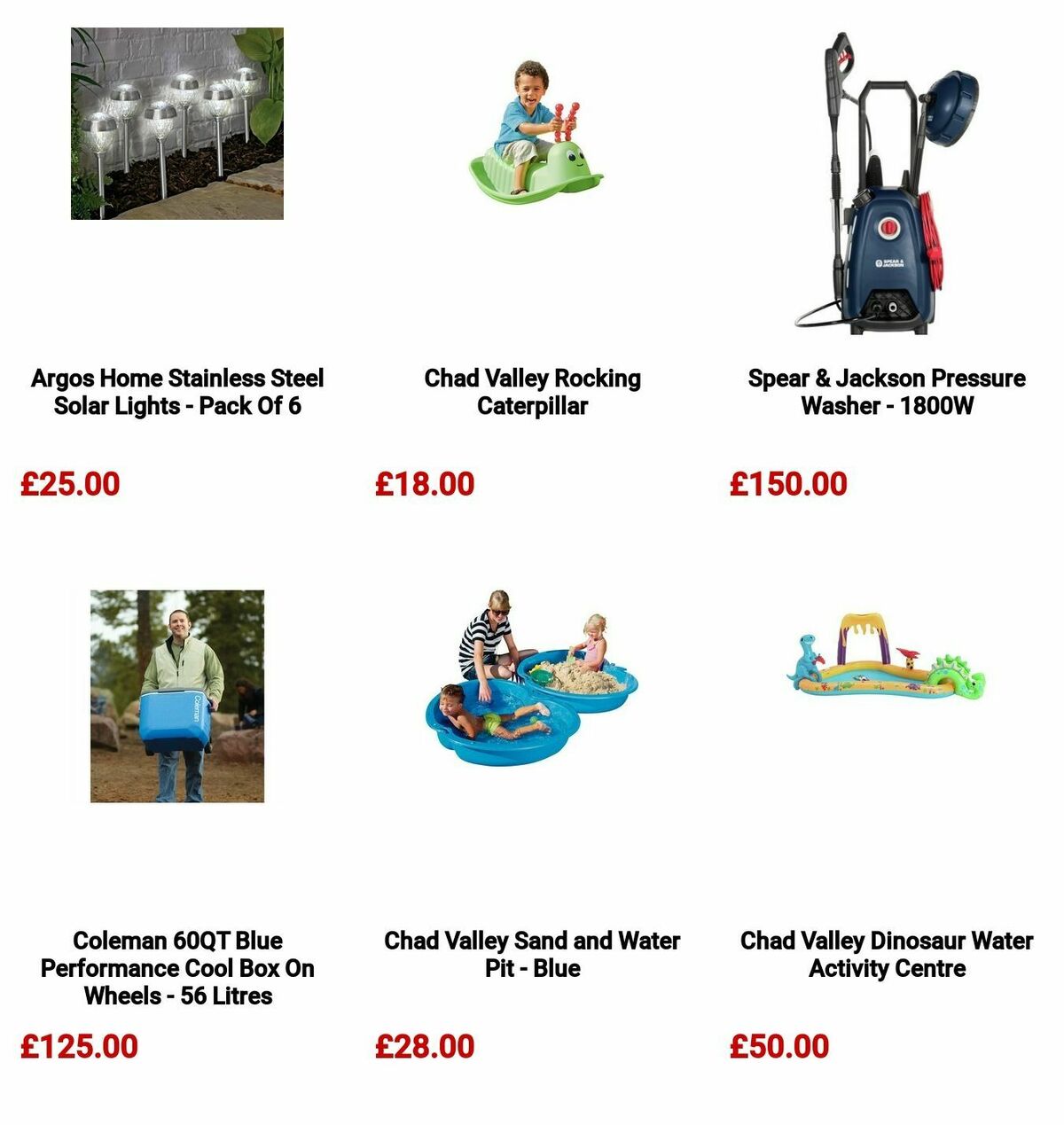 Argos Offers from 30 July