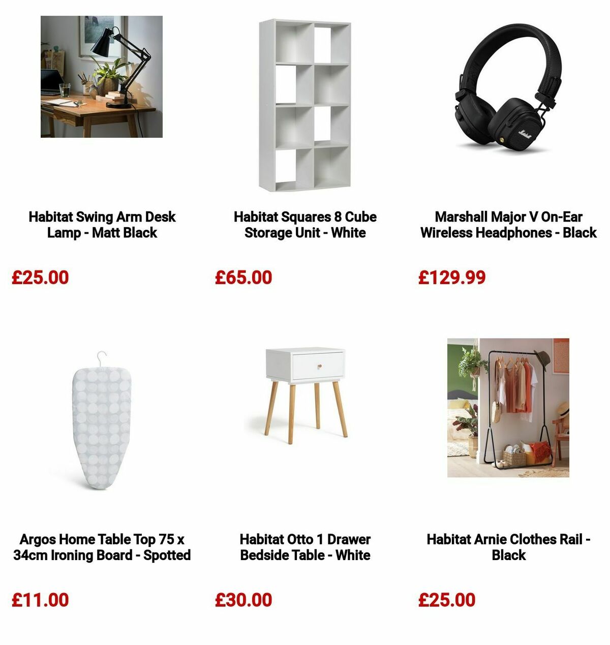 Argos Offers from 6 August