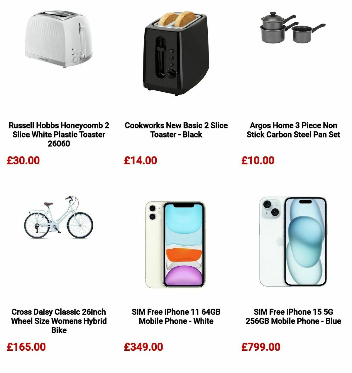 Argos Offers from 6 August