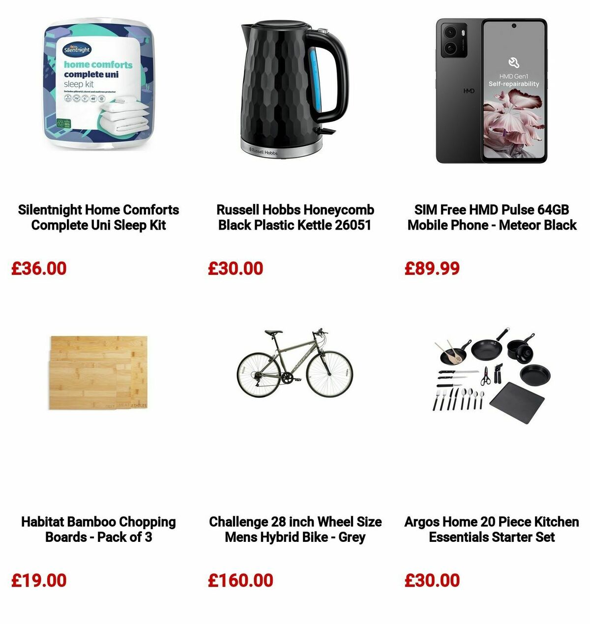 Argos Offers from 6 August