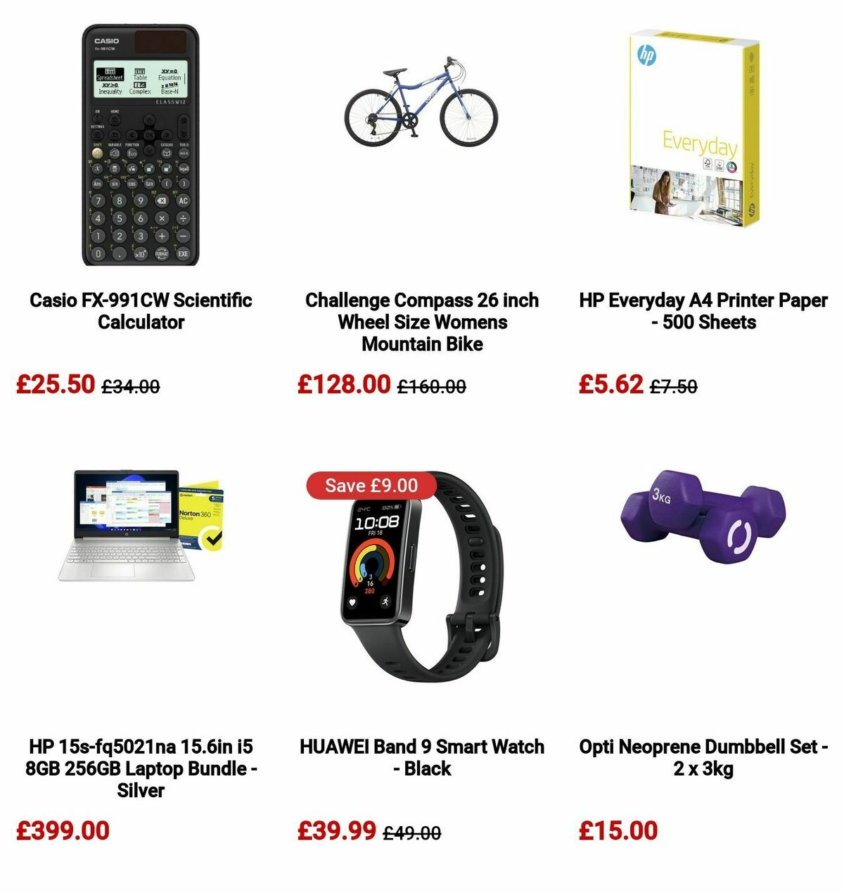 Argos Offers from 6 August