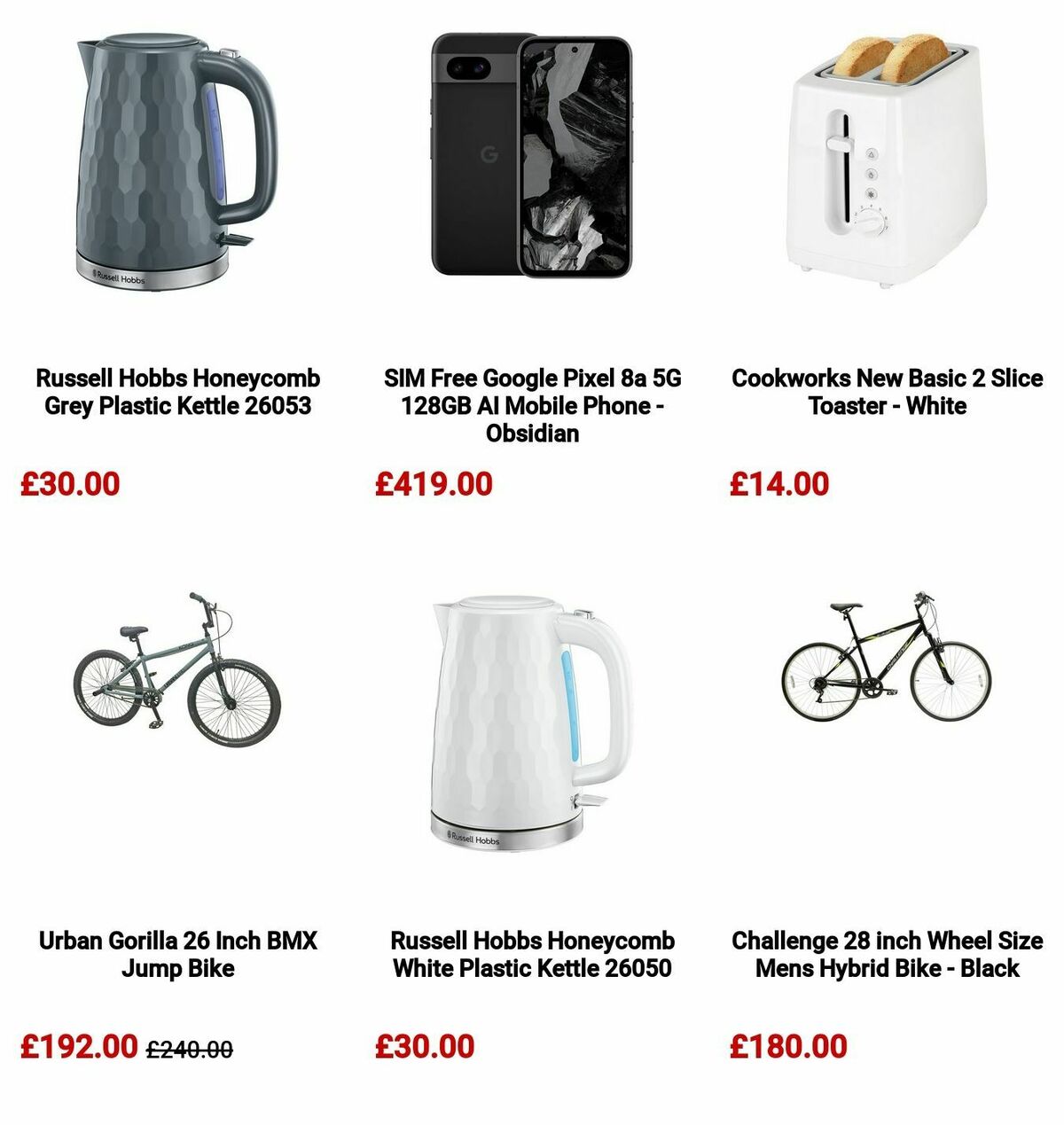 Argos Offers from 6 August