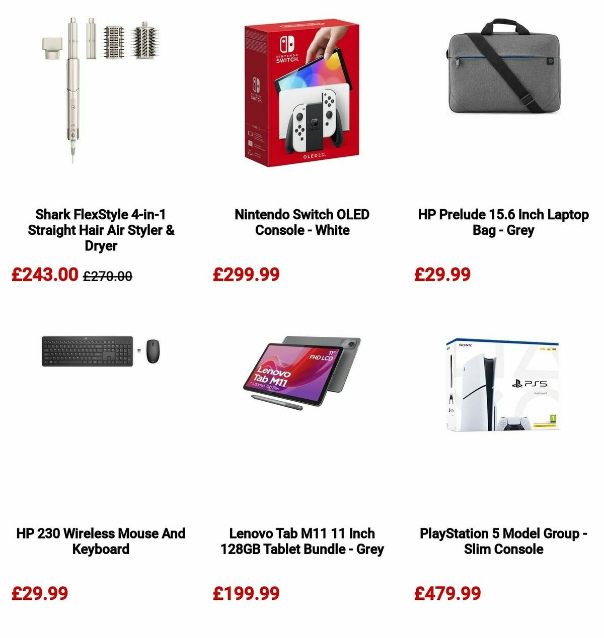 Argos Offers from 6 August