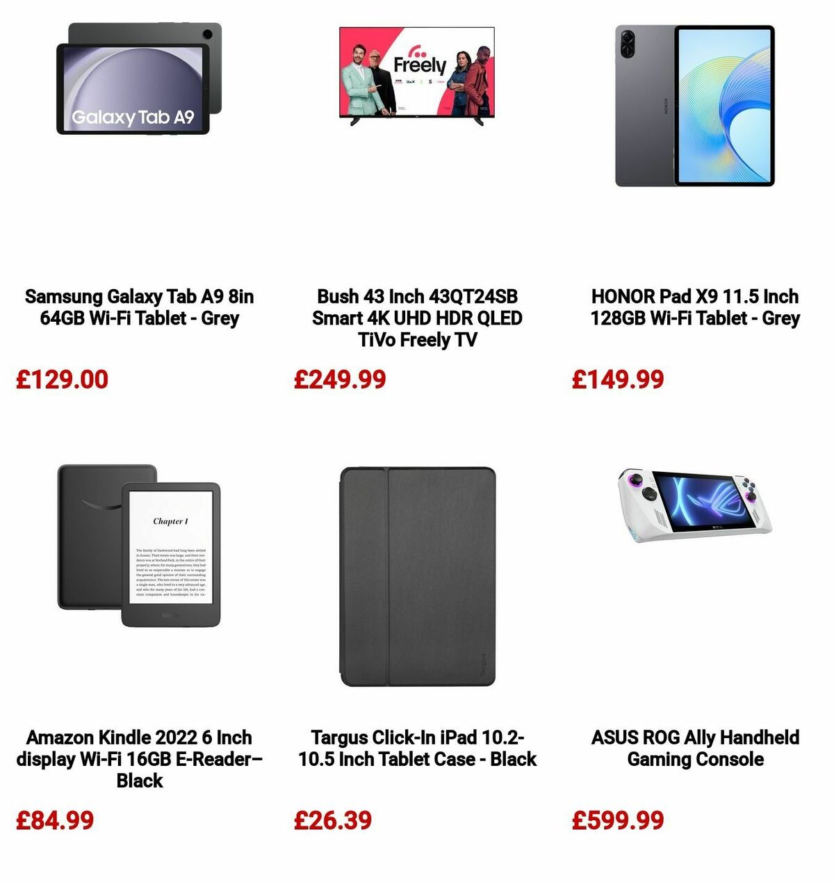 Argos Offers from 6 August