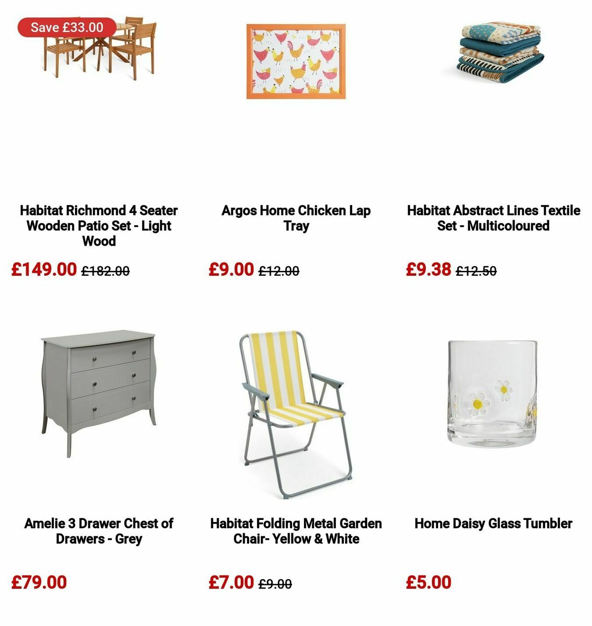 Argos Offers from 19 August