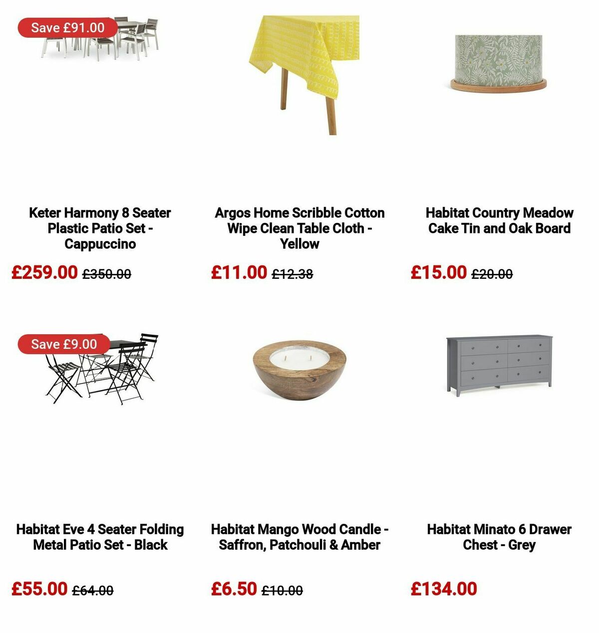 Argos Offers from 19 August