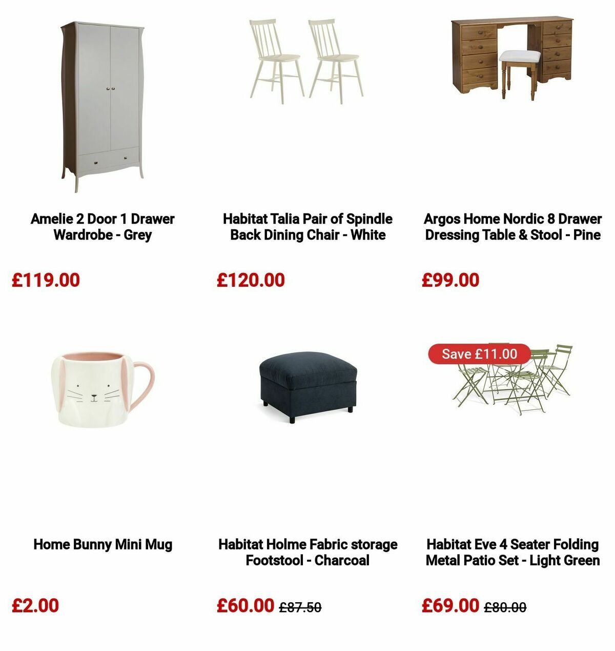 Argos Offers from 19 August