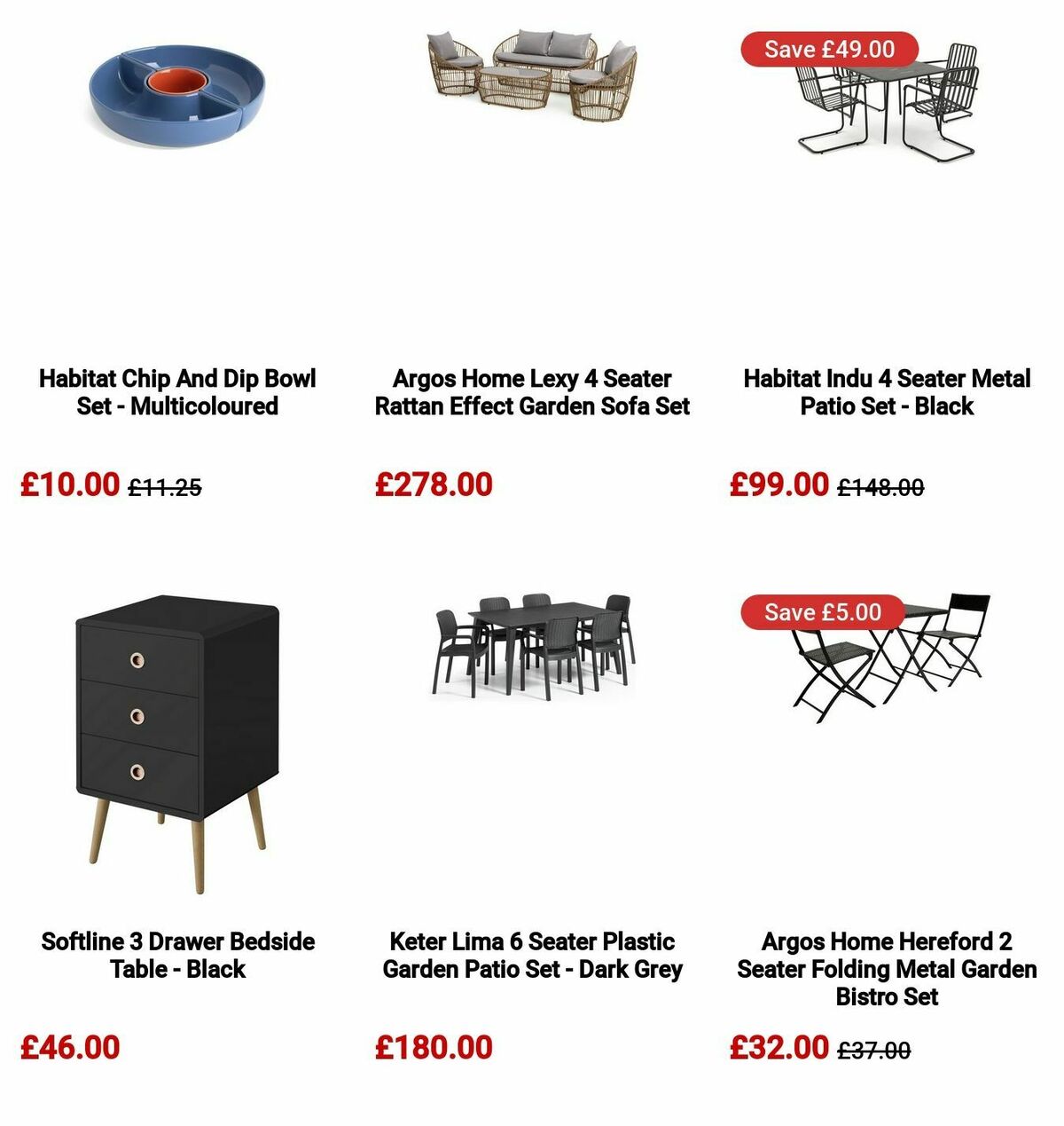 Argos Offers from 19 August