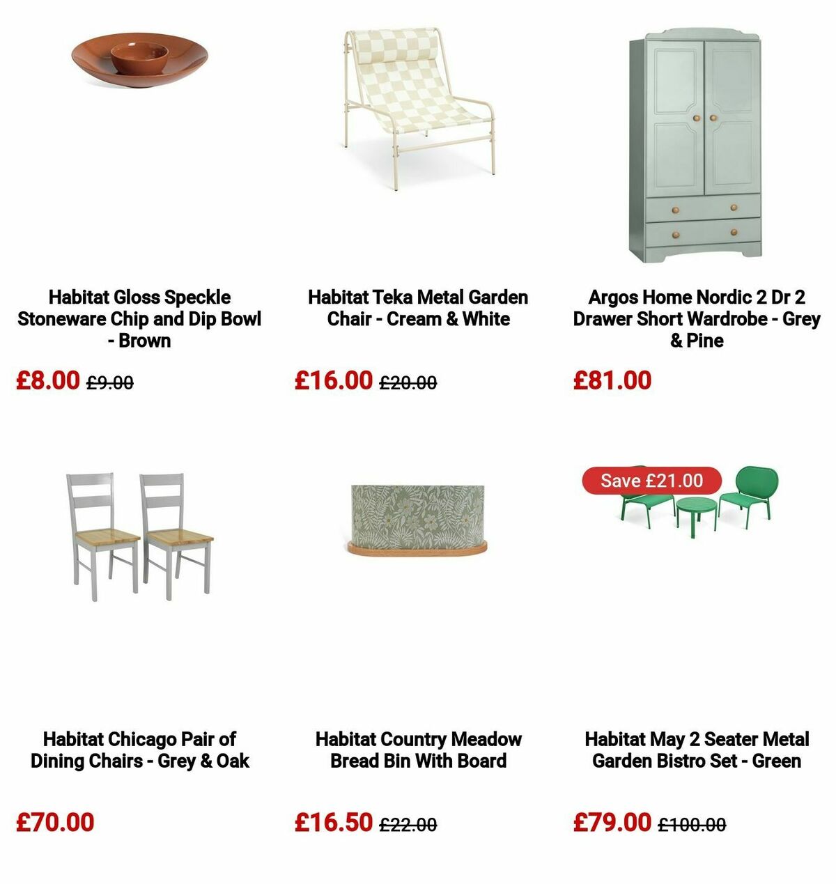 Argos Offers from 19 August