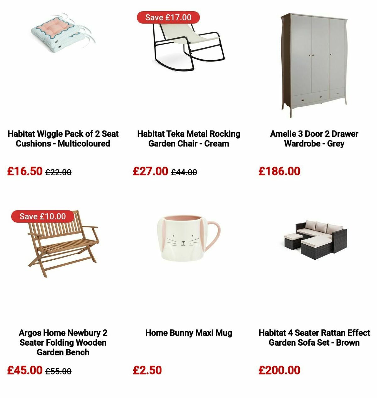 Argos Offers from 19 August