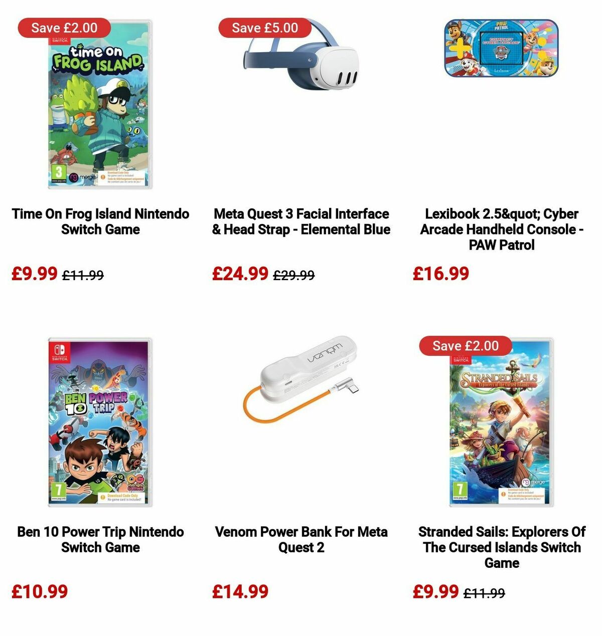 Argos Offers from 19 August