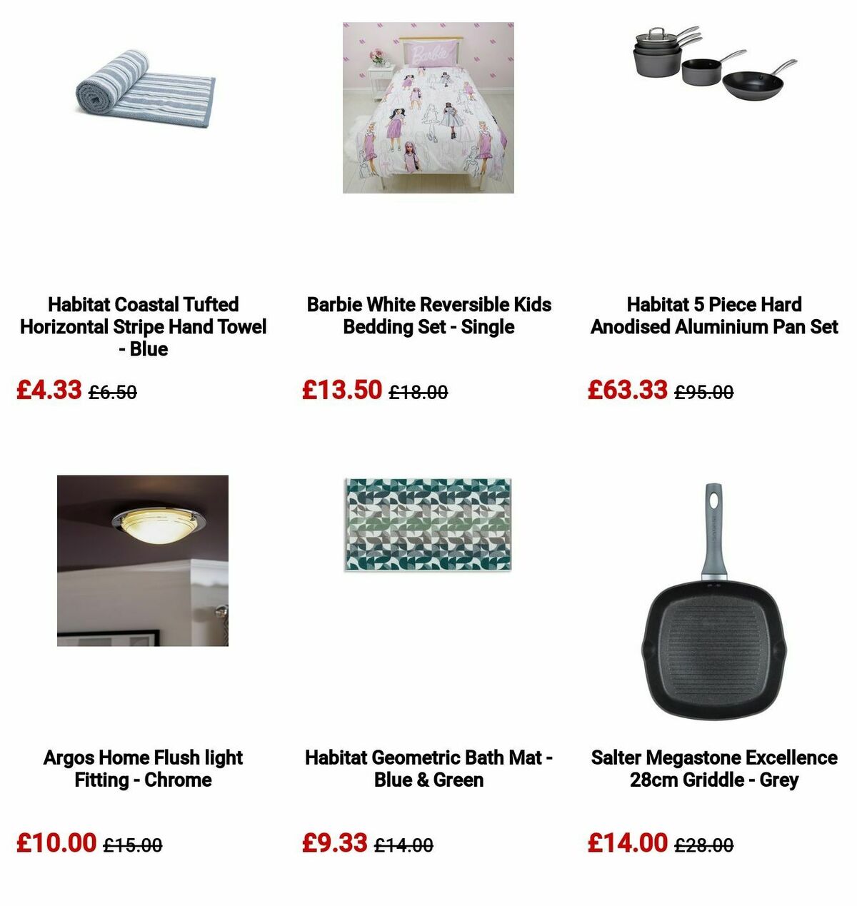 Argos Offers from 2 September