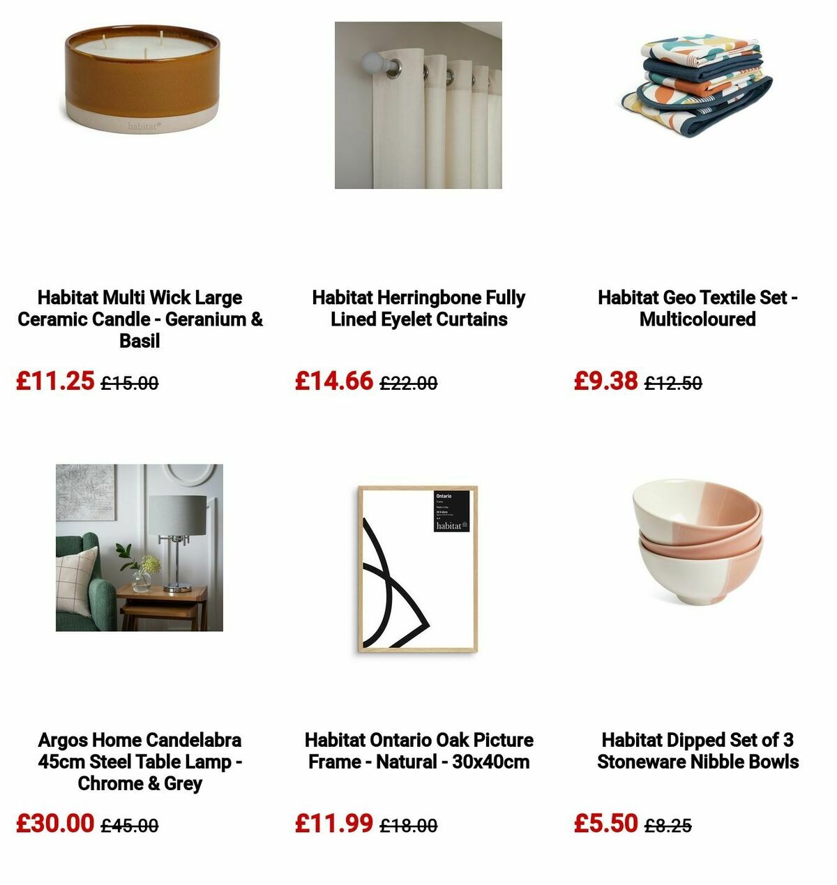 Argos Offers from 2 September