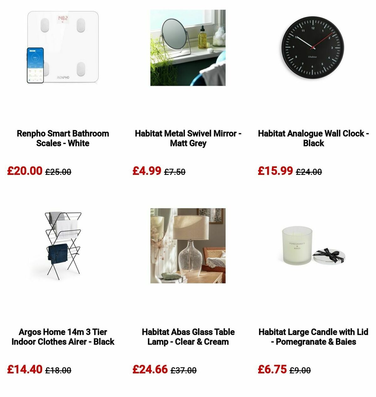 Argos Offers from 2 September