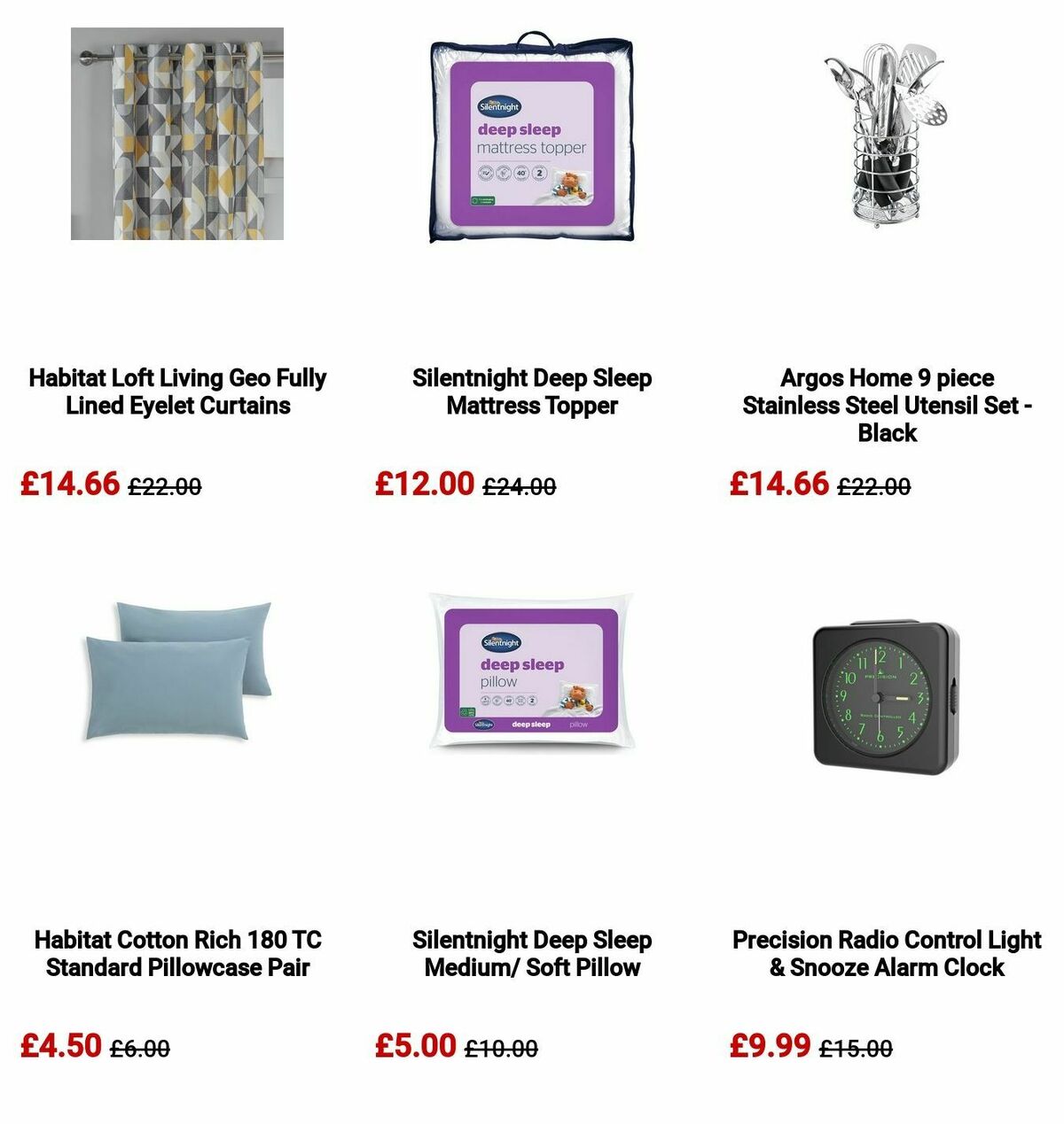 Argos Offers from 2 September