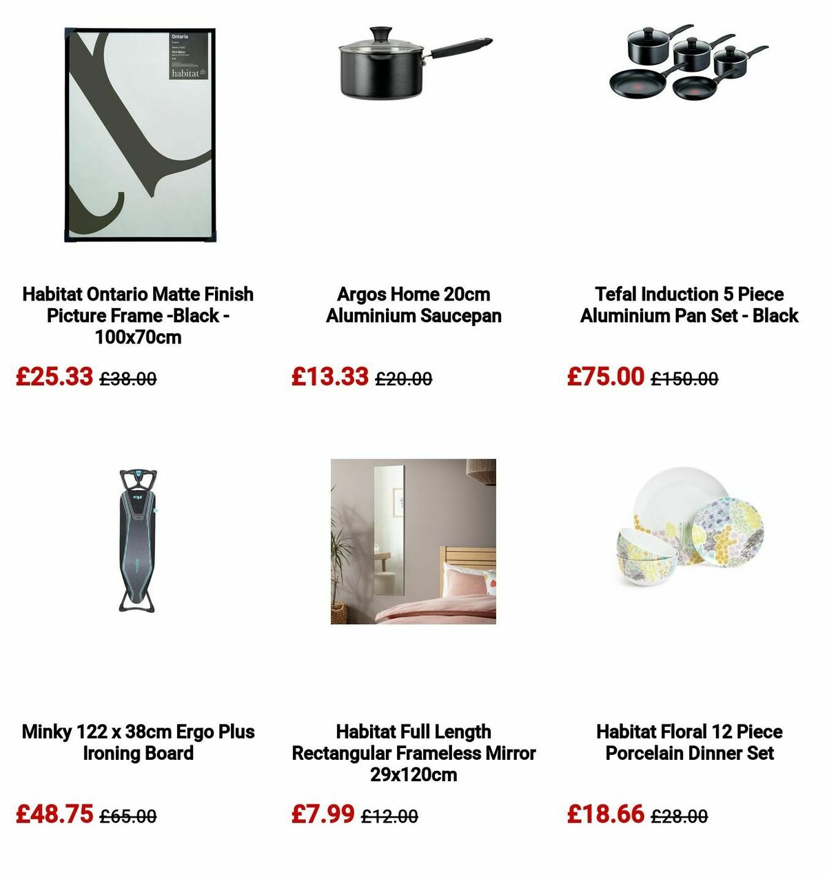 Argos Offers from 2 September