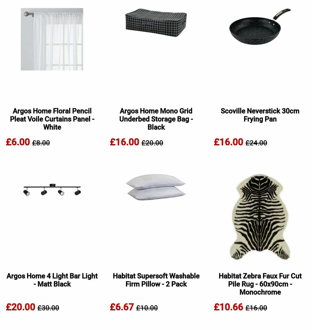 Argos Offers from 2 September