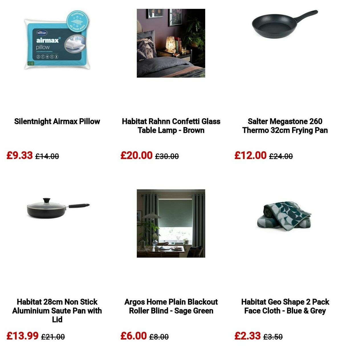 Argos Offers from 2 September