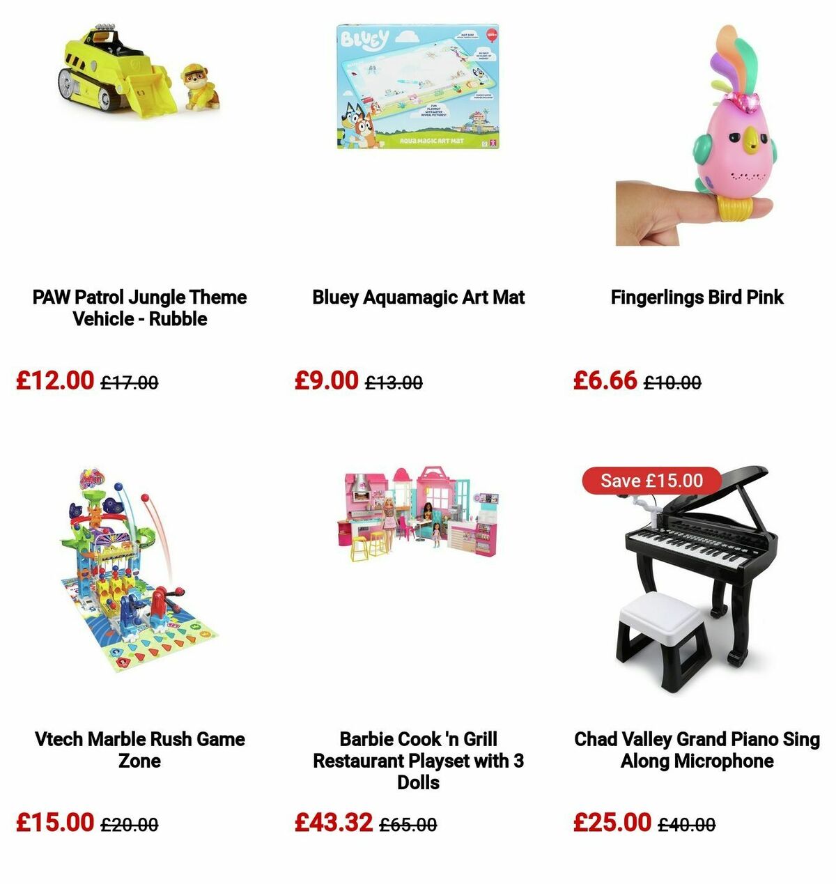 Argos Toy Sale Offers from 11 September