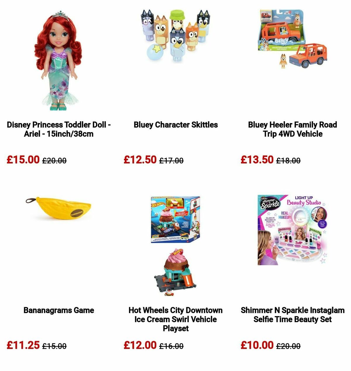 Argos Toy Sale Offers from 11 September