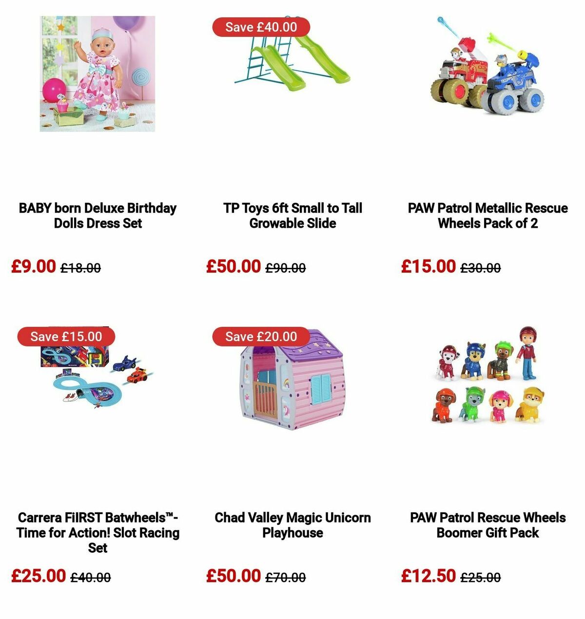 Argos Toy Sale Offers from 11 September