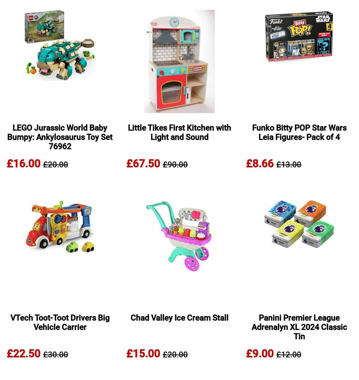 Argos Toy Sale Offers from 11 September