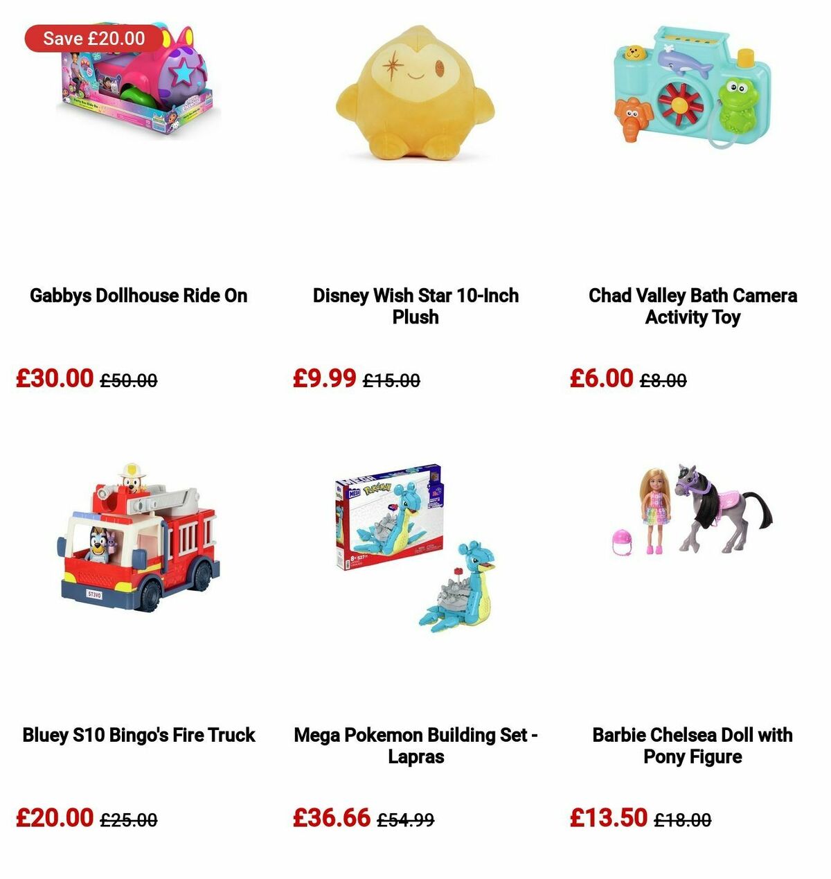 Argos Toy Sale Offers from 11 September