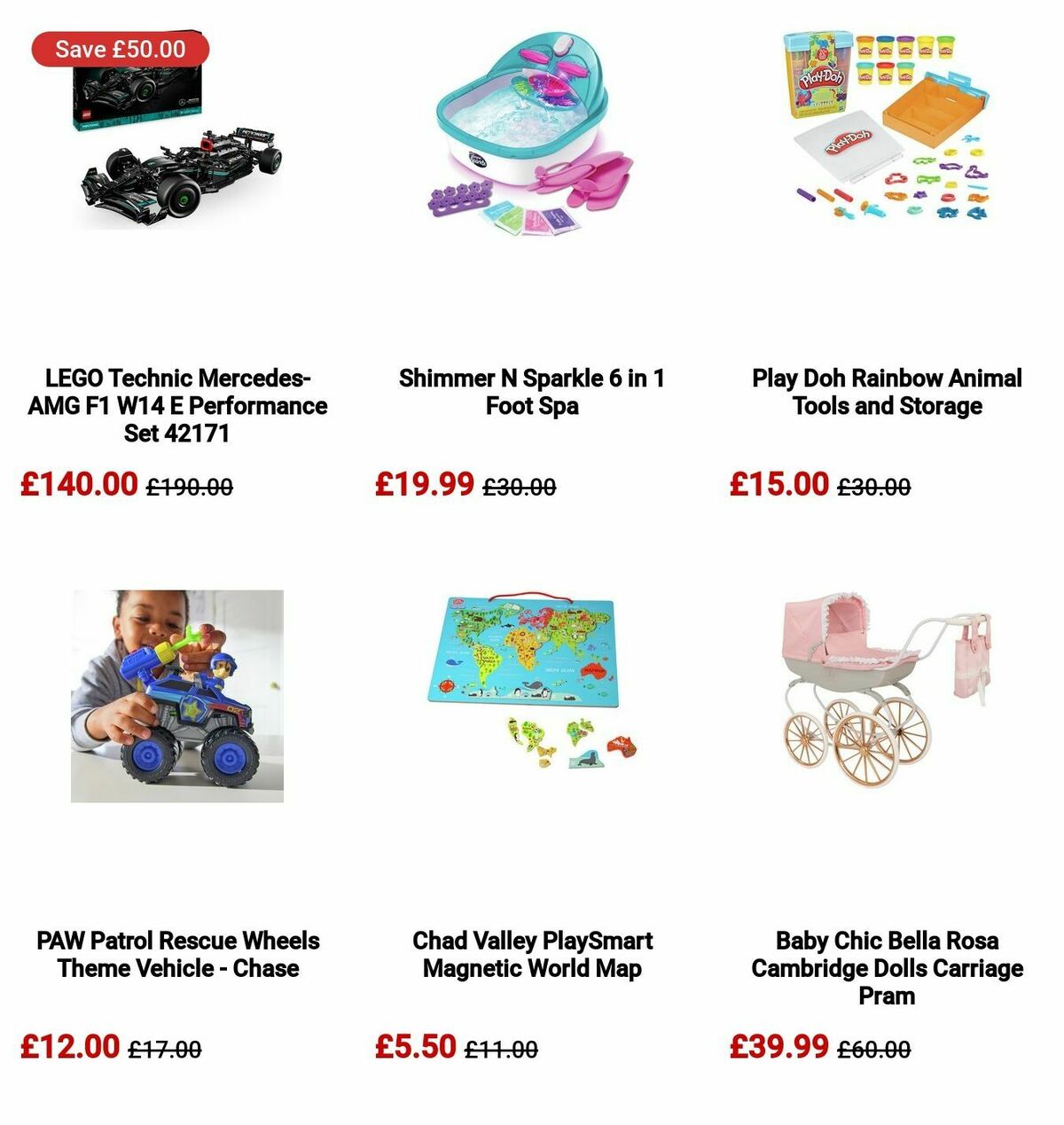 Argos Toy Sale Offers from 11 September