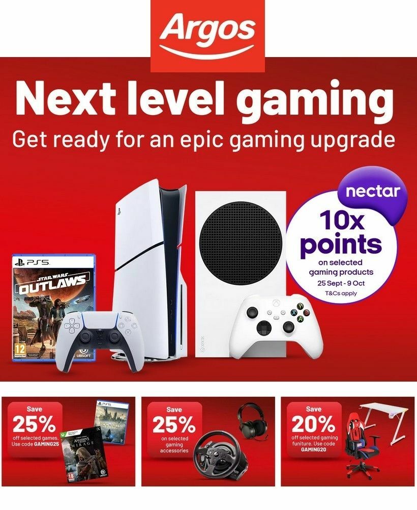 Argos Offers from 30 September