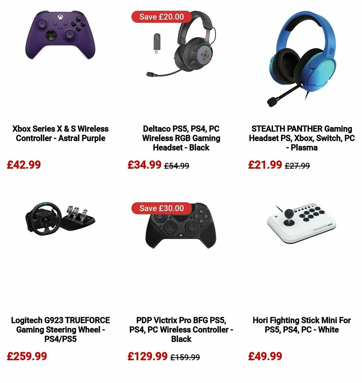 Argos Offers from 30 September