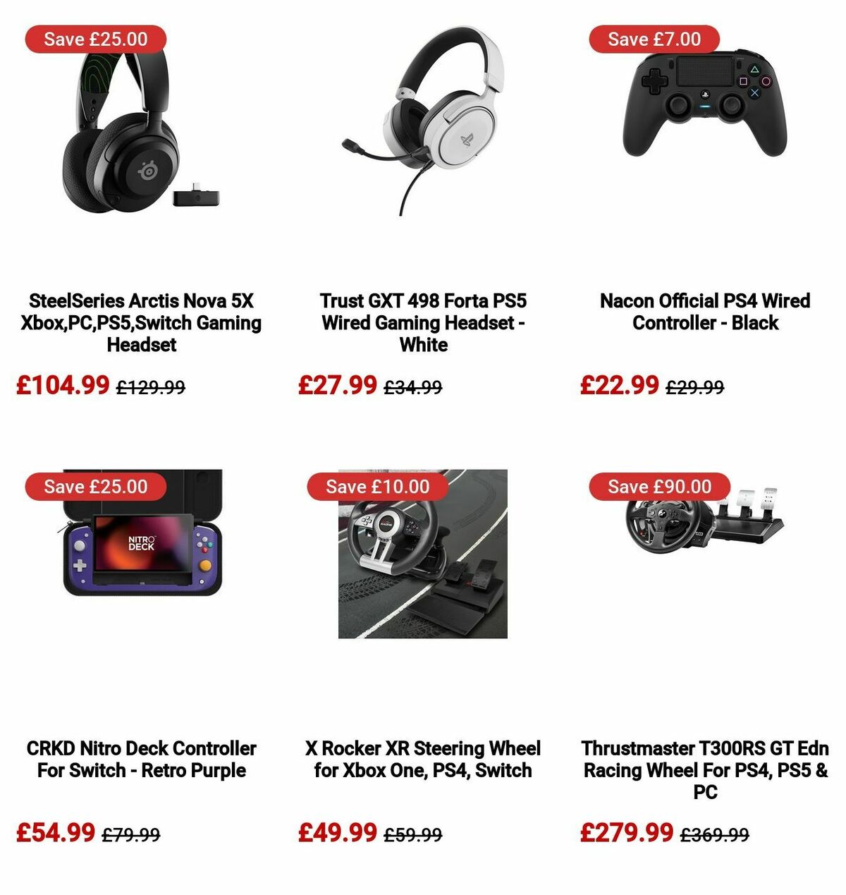 Argos Offers from 30 September