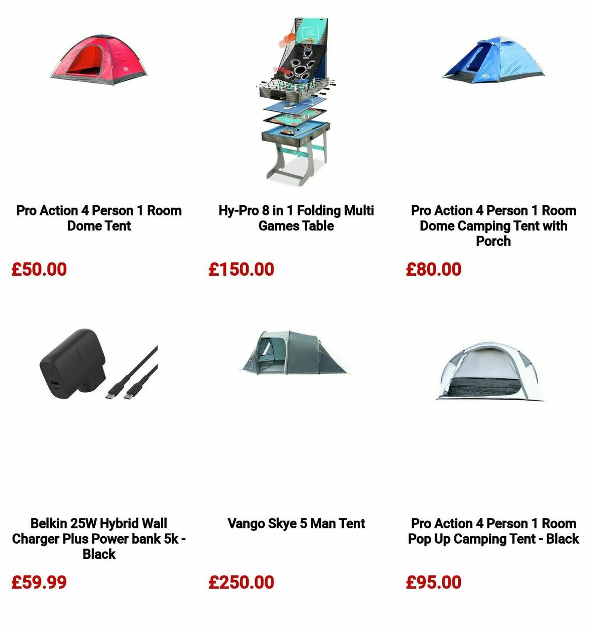 Argos Offers from 8 October