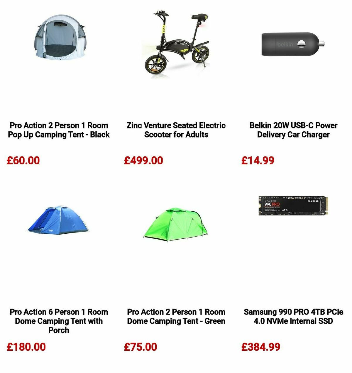 Argos Offers from 8 October