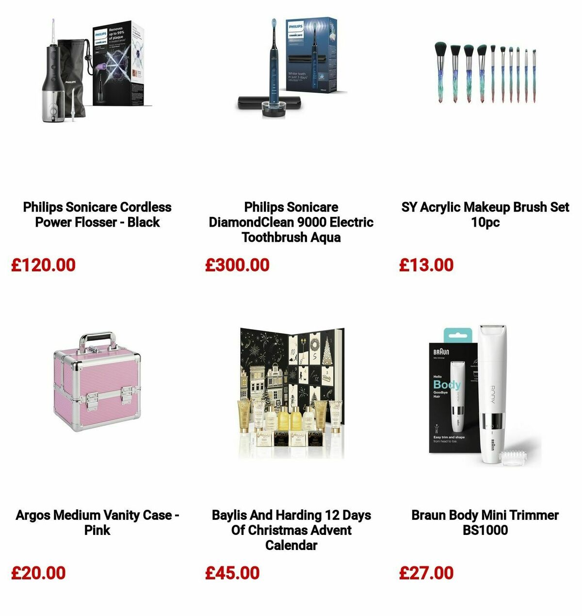 Argos Offers from 8 October