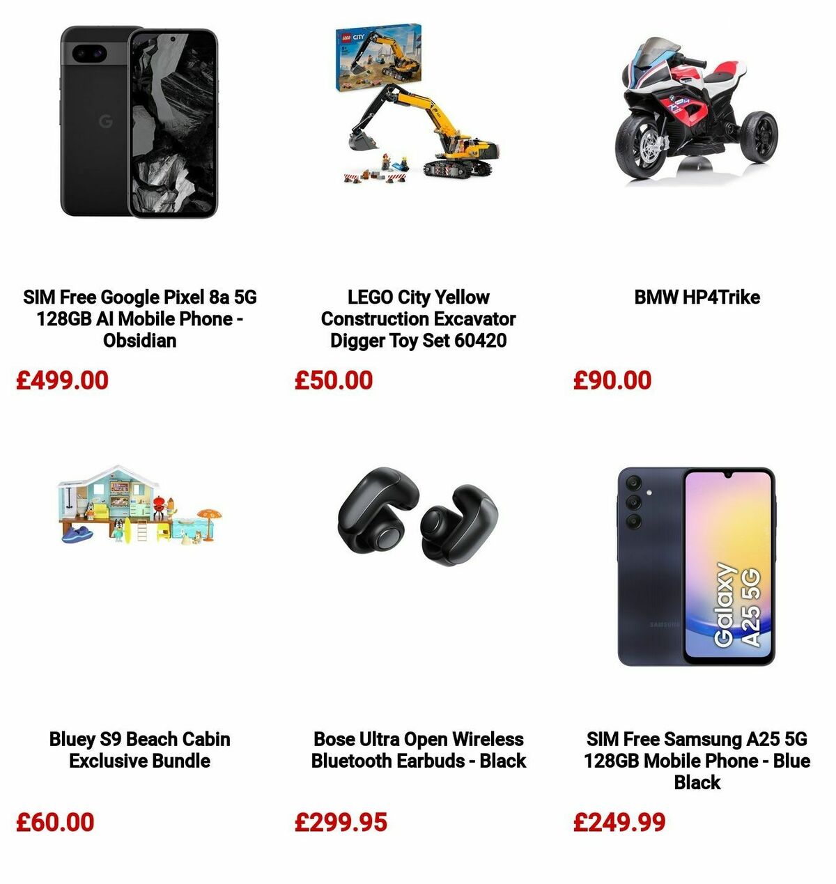 Argos Offers from 8 October