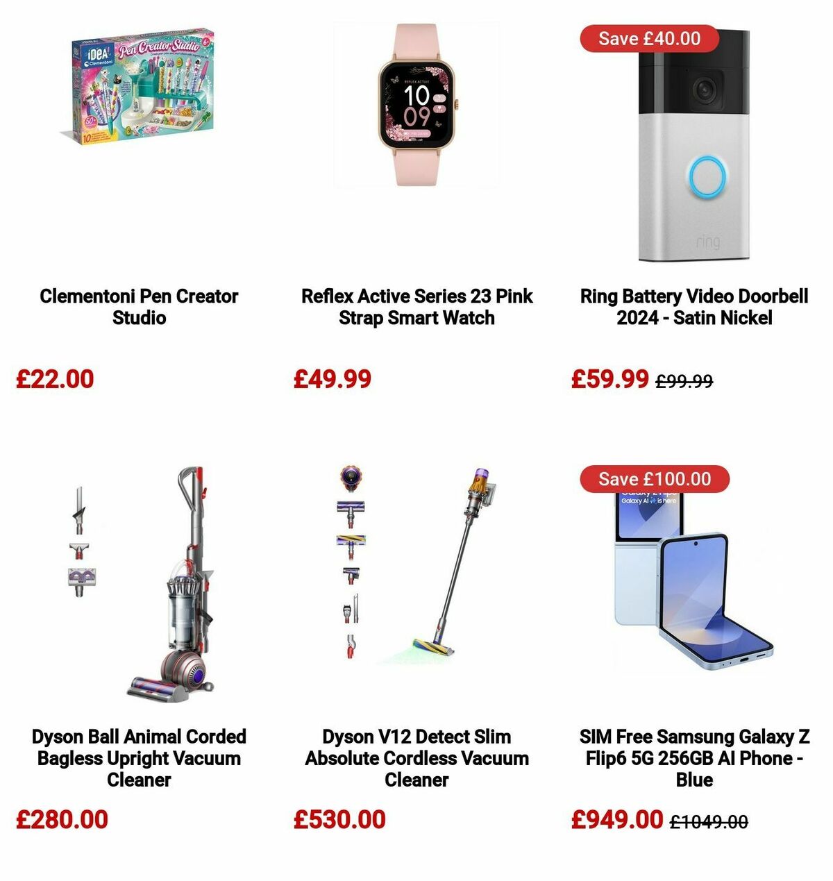 Argos Offers from 8 October