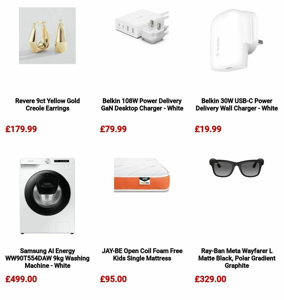 Argos Offers from 8 October