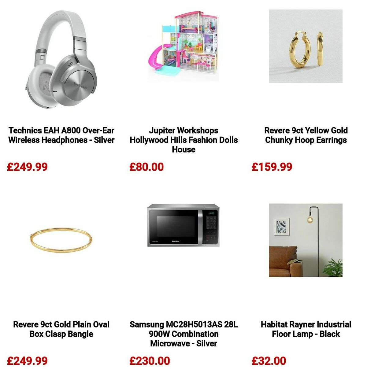 Argos Offers from 8 October